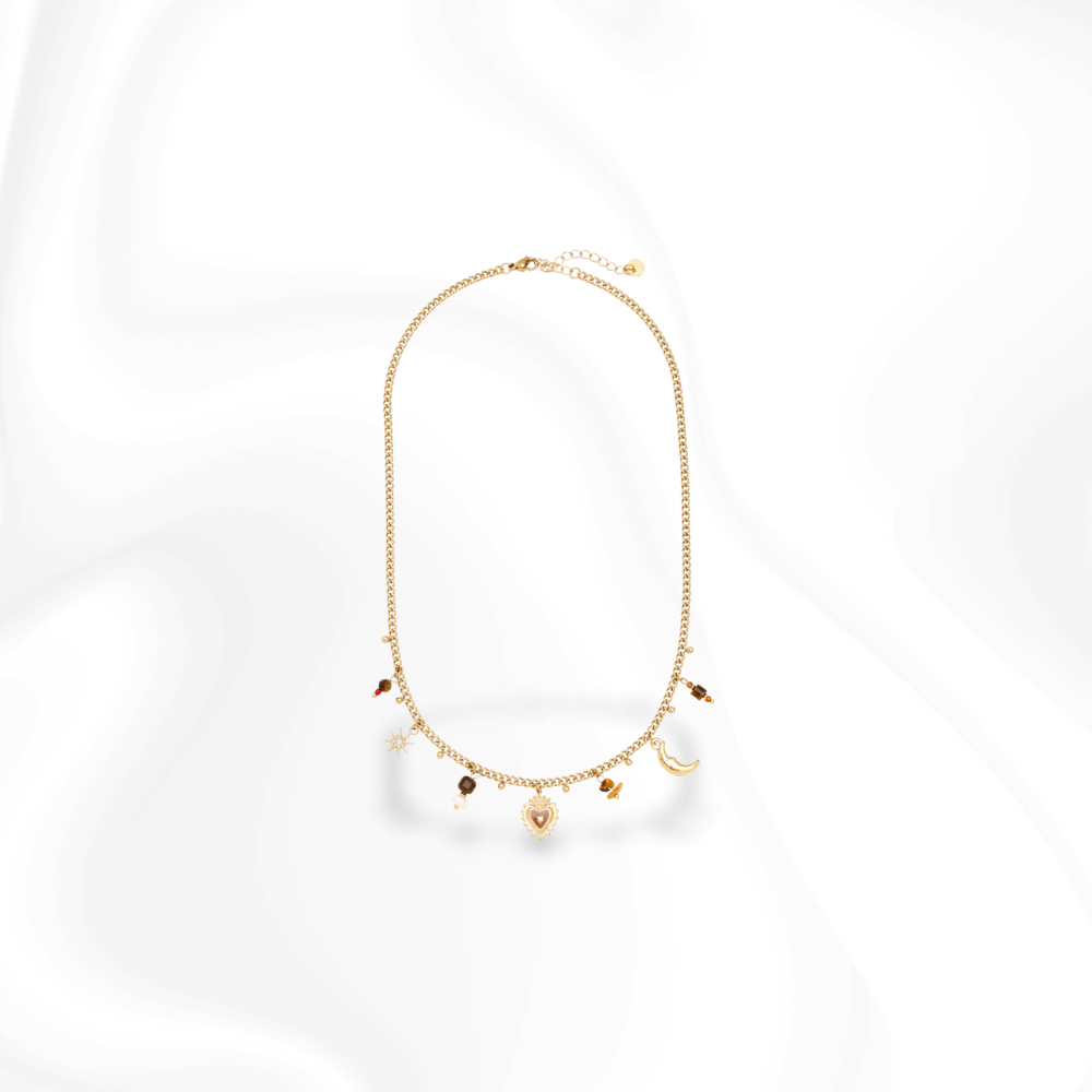 Lisbon Celestial Charm Necklace | Halskette | instasilvers®