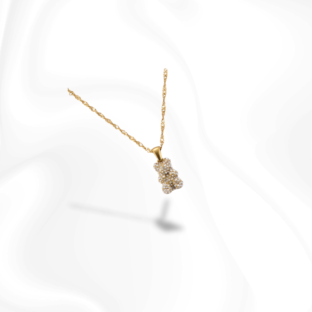Monaco Diamond Bear Necklace | Halskette | instasilvers®