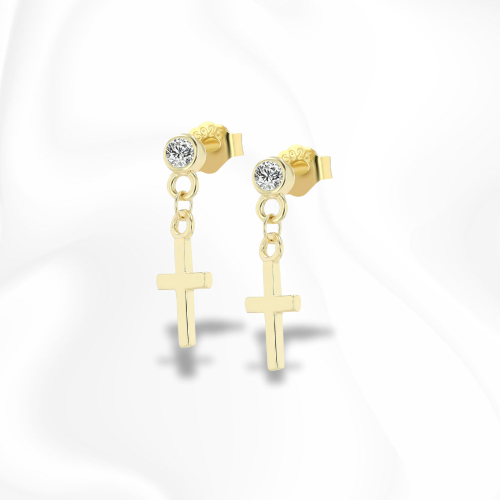 Vatican Cross Studs | Ohrringe | instasilvers